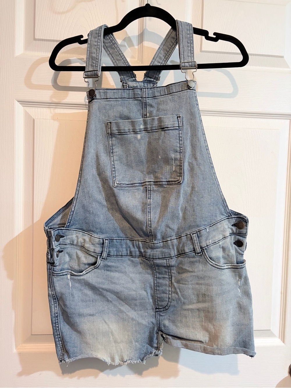 DL1961 Denim Short Overalls